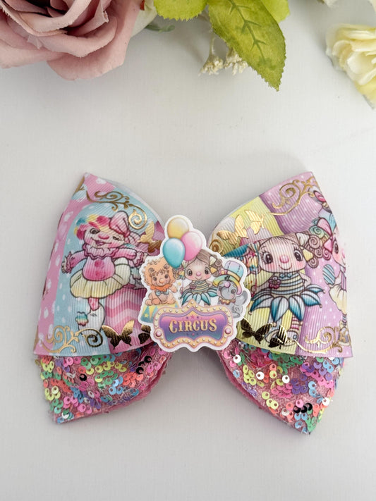 Circus bow. Ribbon bows, accessories, circus hand made bows, lazos