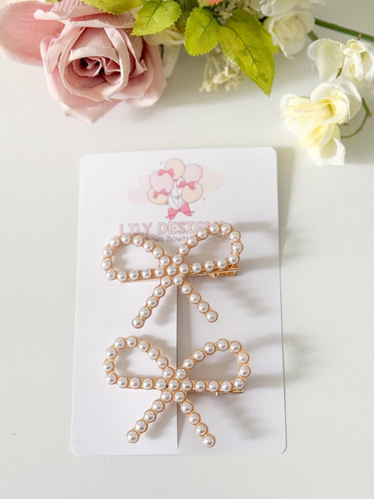 bow clips , bow set , bow pear clips , accessories, lady’s accessories