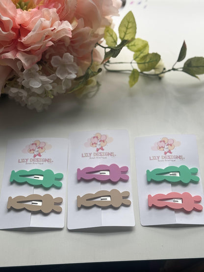 Easter clips , Easter bow set , bunny clips , accessories, Easter, Easter basket