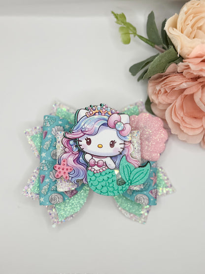 Blue alien bow set. Bows. Blue  accessories . Theme bows . Character bows . lazos,  piggies bows,  birthday accessory