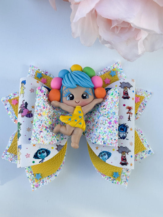 Emotions bow. Character bows, emotion bows, Hair bow, Hair accessories ,birthday gift , handmade bows, feeling characters