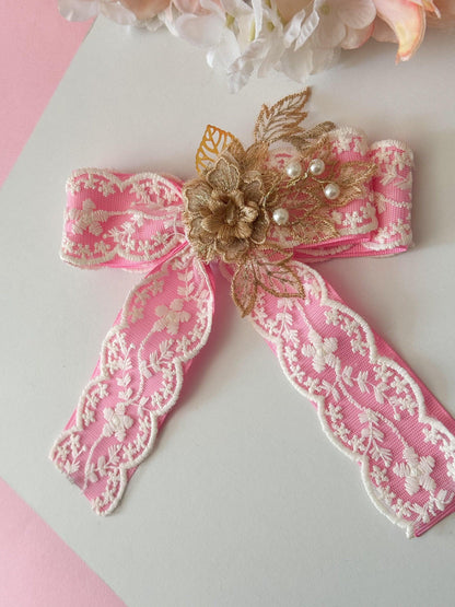 Coquette bow, lace, bow, coquette style, bows, handmade gift for her . Beautiful bows, lace bows