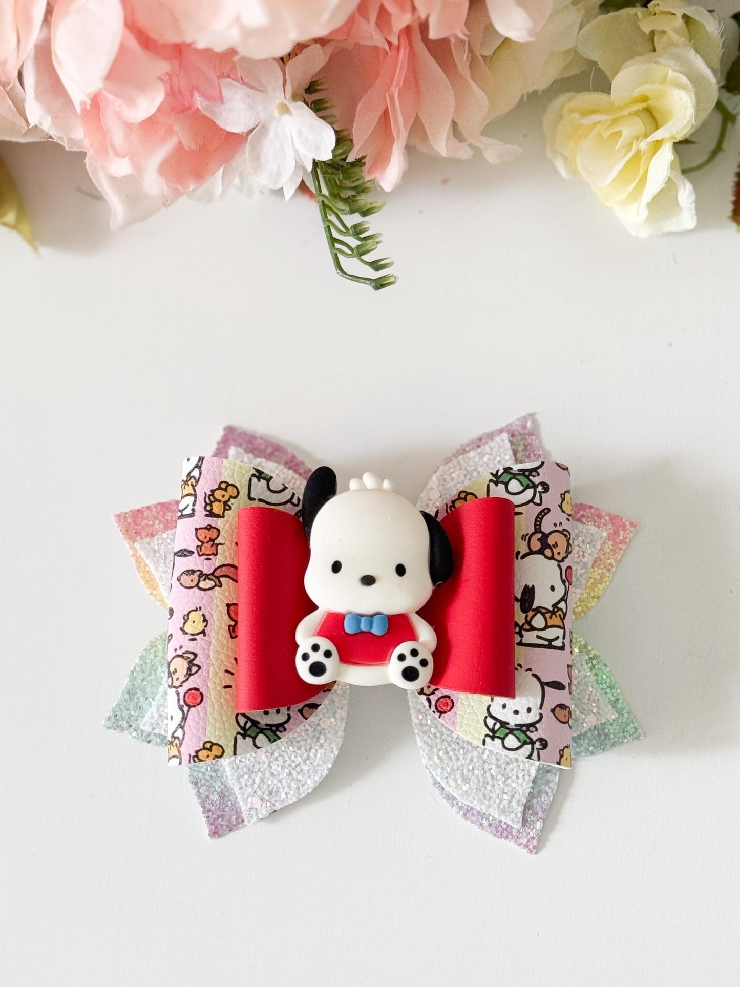 Hello cat bow  , Characters bows, bows, Hair bow, cat bow , hello cat friends , kitty bows, hello cat accessories, lazos