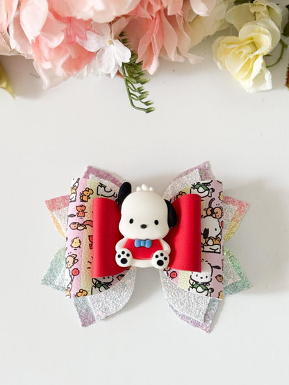 Hello cat bow  , Characters bows, bows, Hair bow, cat bow , hello cat friends , kitty bows, hello cat accessories, lazos