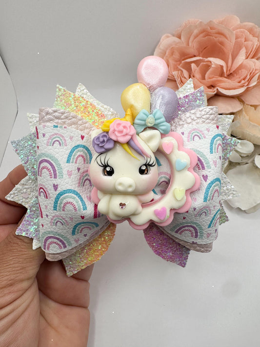 Unicorn  bow , bows, Hair bow, Hair accessories, unicorn birthday, summer bows , gifts for girls, lazos, unicorn accessories