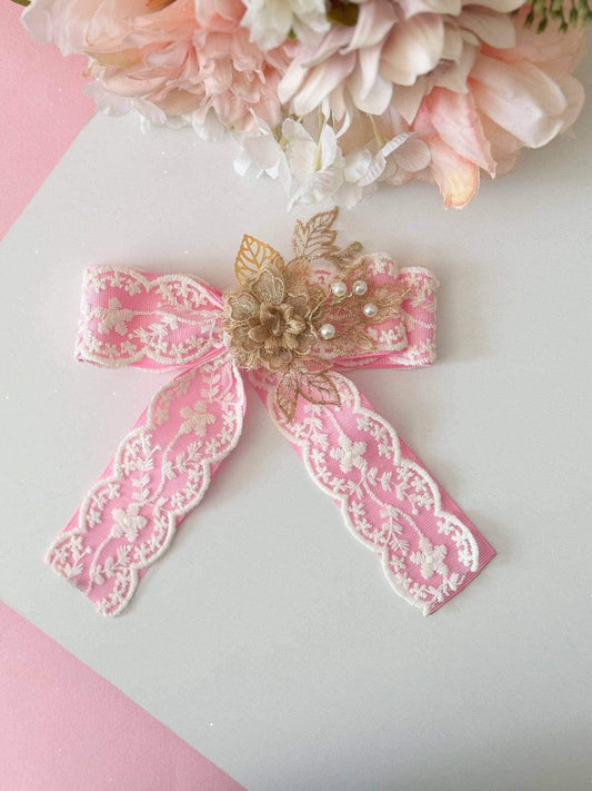 Coquette bow, lace, bow, coquette style, bows, handmade gift for her . Beautiful bows, lace bows