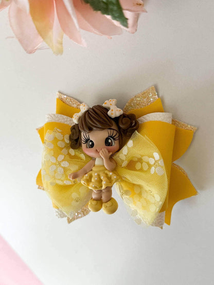 Cute bows, bows, lazos, yellow bows, girly bows, girl accessories, girl bows, girl birthday gift ideas