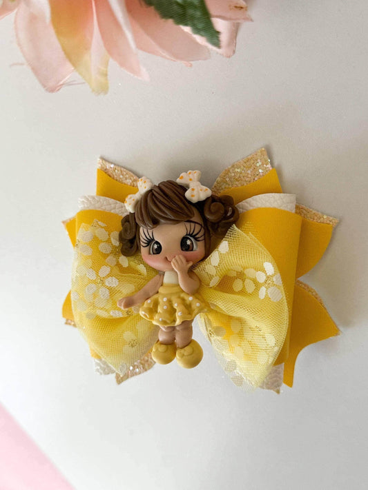 Cute bows, bows, lazos, yellow bows, girly bows, girl accessories, girl bows, girl birthday gift ideas