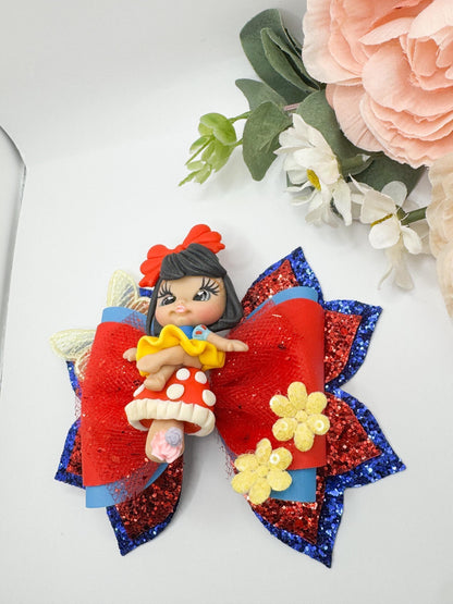 Princess bow, princess theme accessories , Hair bow, Hair accessories, princess birthday gift,birthday gift for girl, lazos,handmade bows,