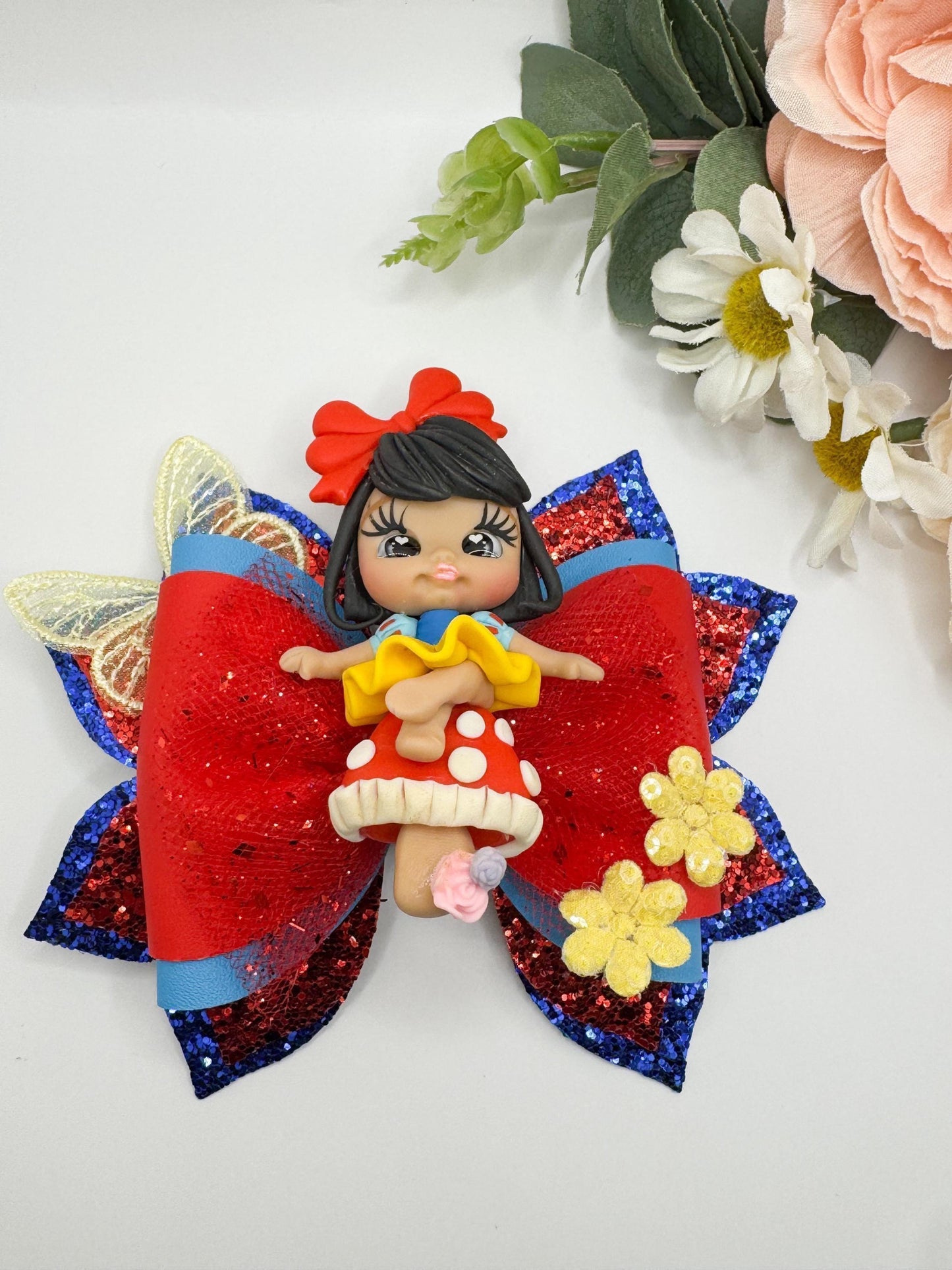 Princess bow, princess theme accessories , Hair bow, Hair accessories, princess birthday gift,birthday gift for girl, lazos,handmade bows,