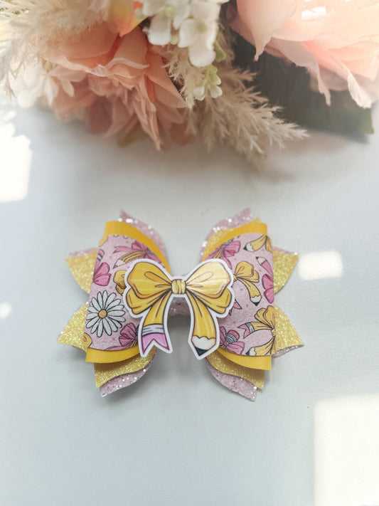 School bows, bows, Hair bow, Hair accessories , back to school accessories, handmade bows, lazos para escuela